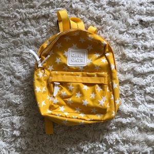 Yellow Star Mini Backpack